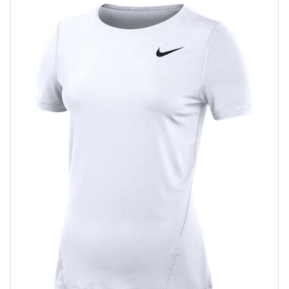 Nike Women's Dry-FIT Training Tee White Size L – NWT – Slim Fit, Breathable Mesh